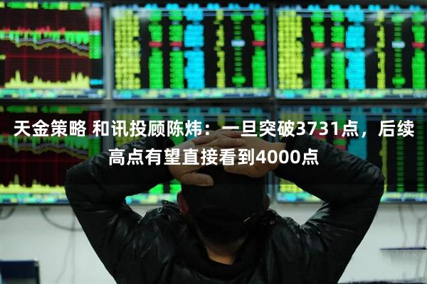 天金策略 和讯投顾陈炜：一旦突破3731点，后续高点有望直接看到4000点